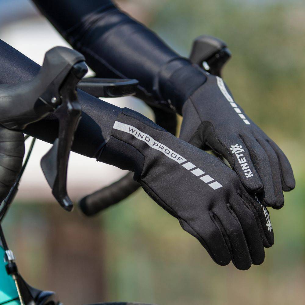Kinetixx Winddichte Winter-Radhandschuhe Leevi Riesige Ersparnisse