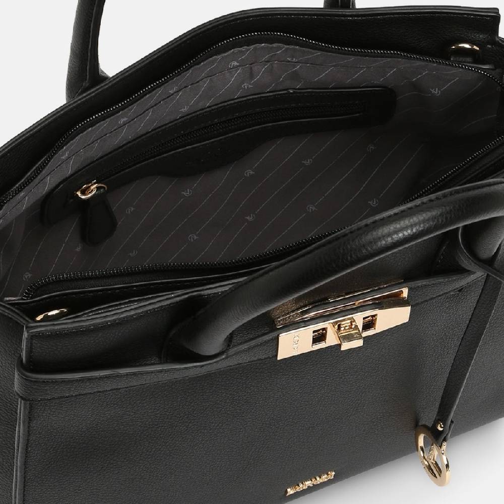 ﻿L. Credi Konstanze Henkeltasche schwarz Bis zu 55% Rabatt