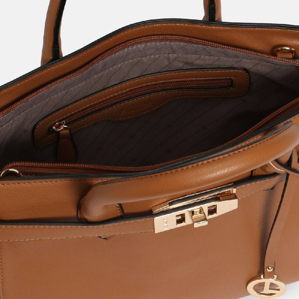 L. Credi Konstanze Henkeltasche cognac Discount Store für neue Produkte