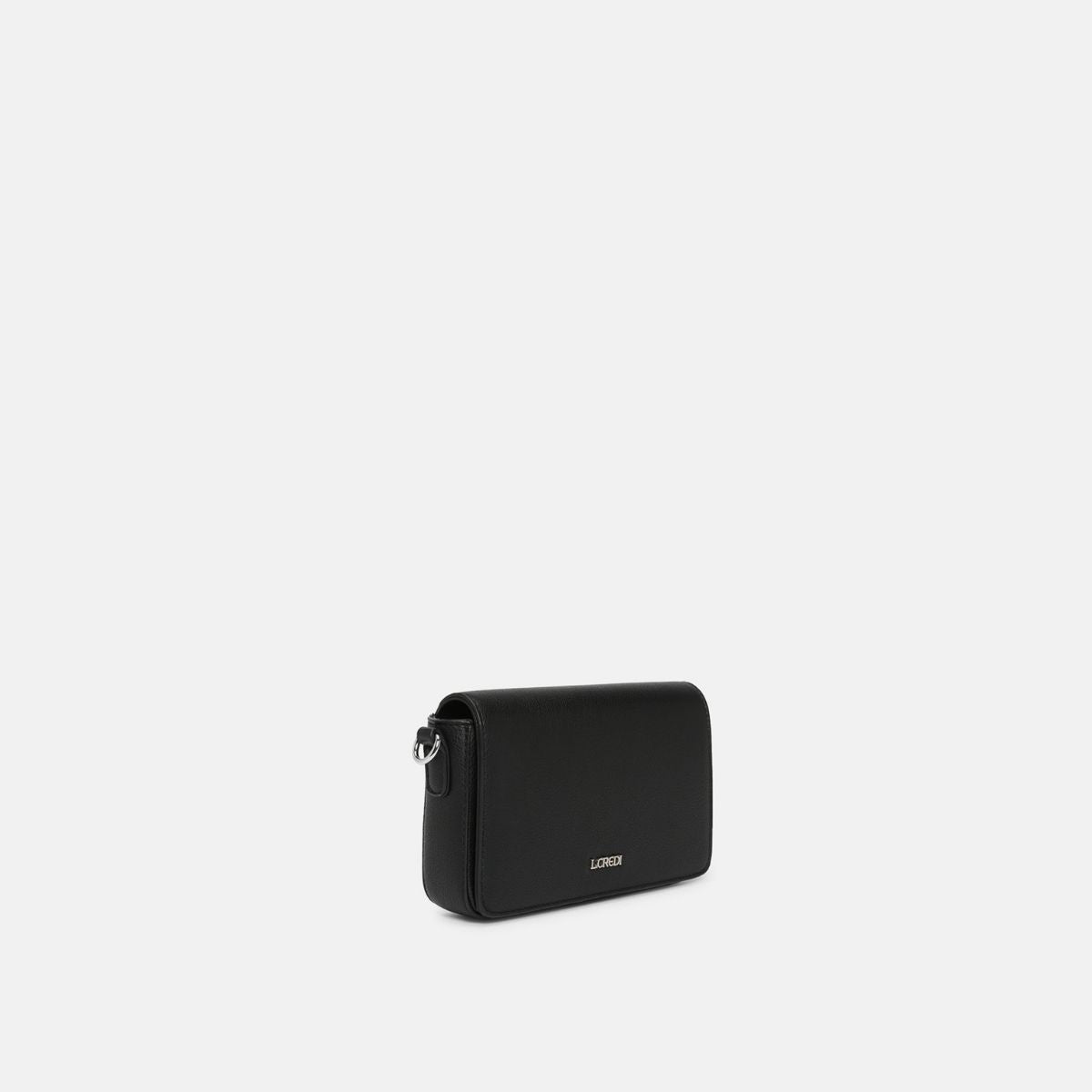 L. Credi Jane Clutch schwarz im Angebot