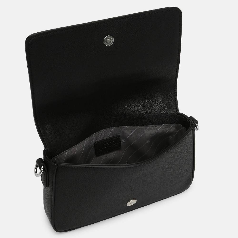 L. Credi Jane Clutch schwarz im Angebot