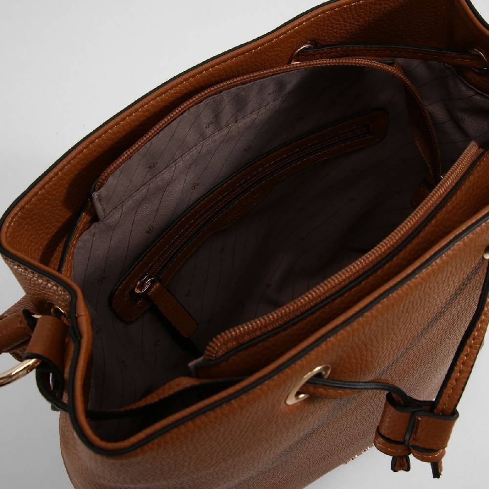 L. Credi Ebony Hobo cognac Günstiger Verkauf