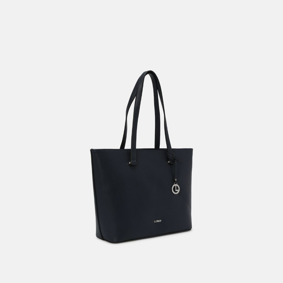 L. Credi Filippa Shopper marine Großer Ausverkauf