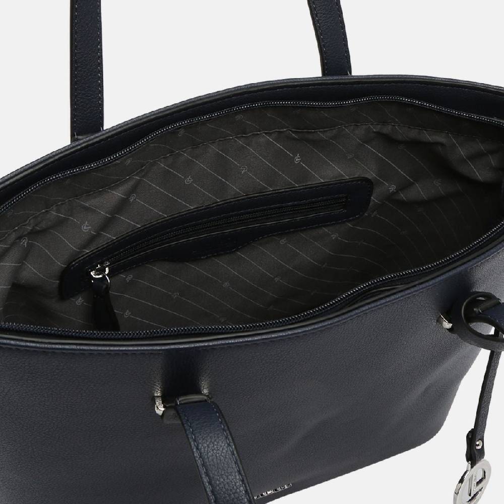 L. Credi Filippa Shopper marine Großer Ausverkauf
