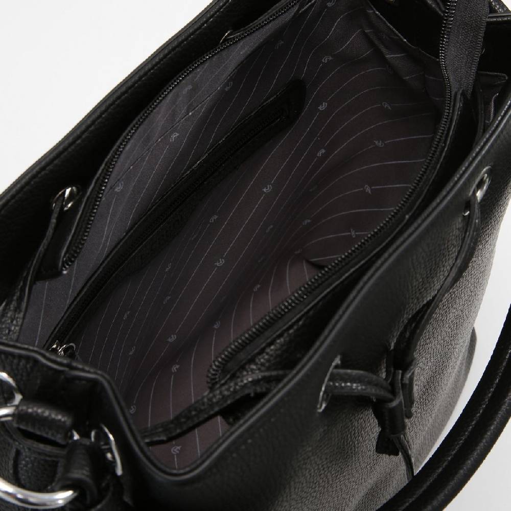 L. Credi Ebony Hobo schwarz Begrenztes Angebot