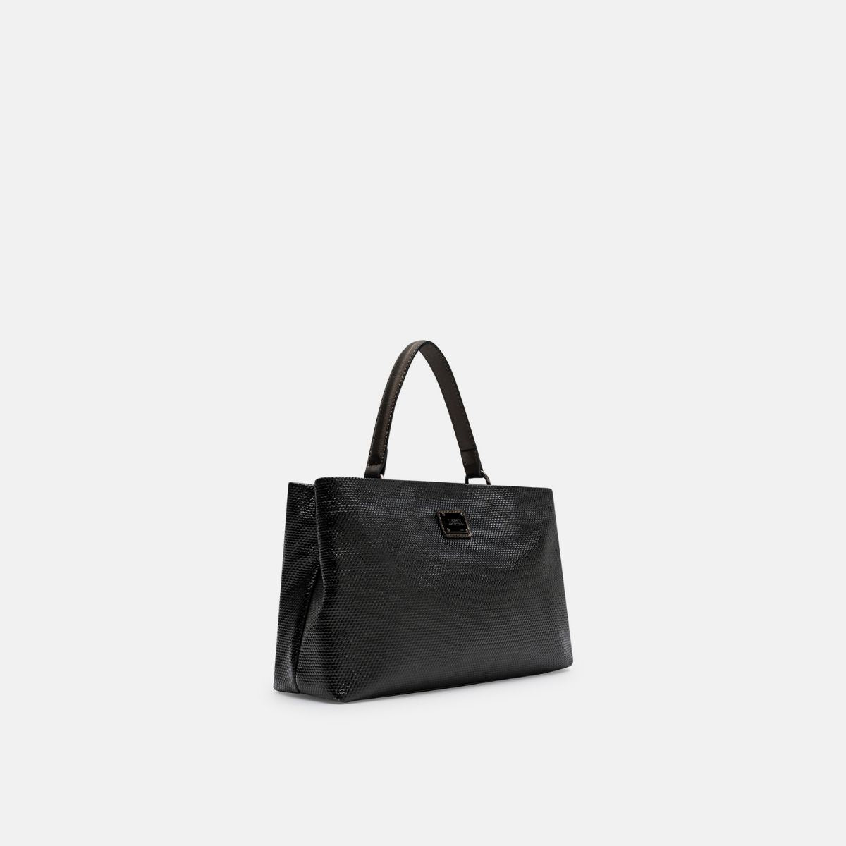 L. Credi Nadine Henkeltasche schwarz Top Angebot