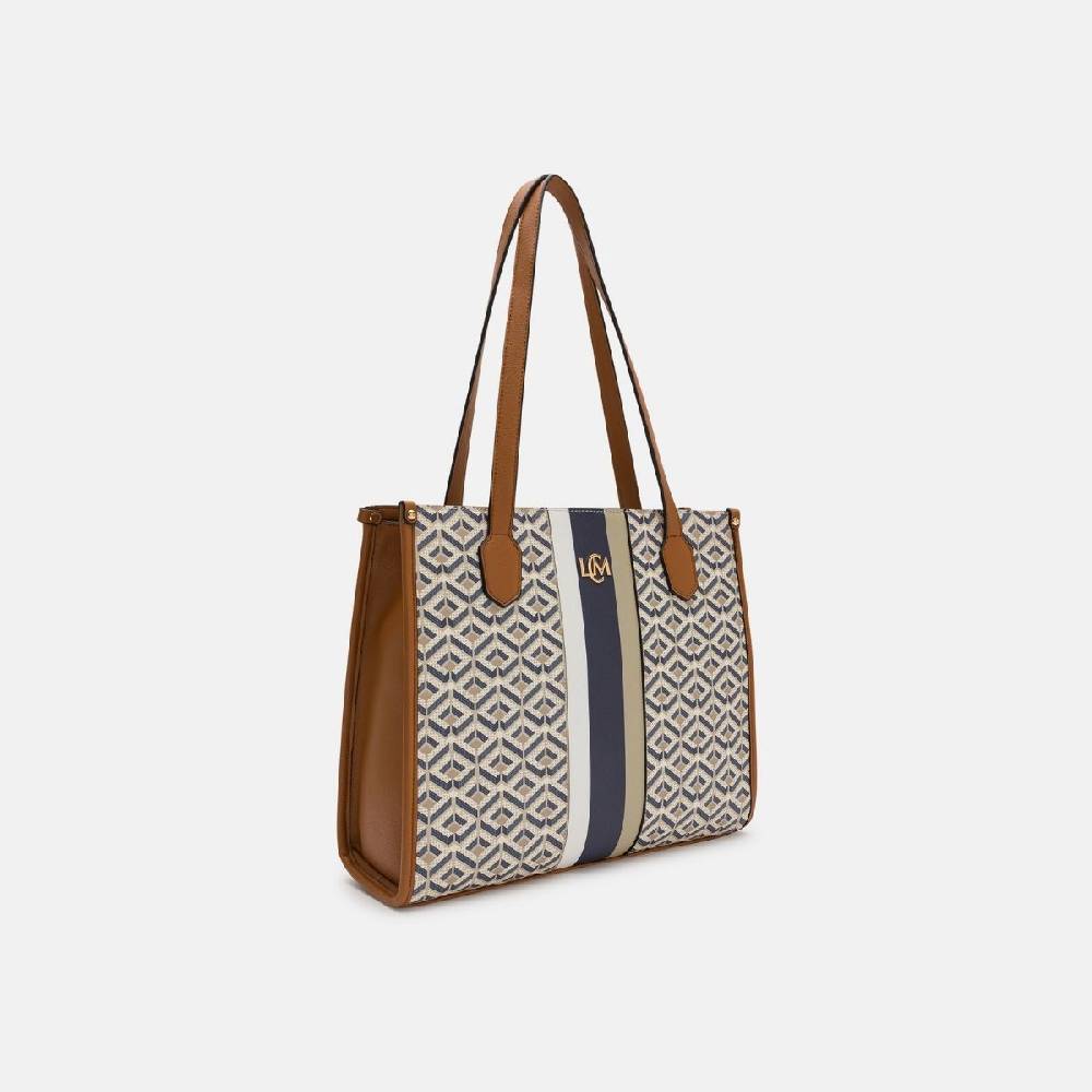 L. Credi Melina Shopper beige multi Letzte 3 Tage