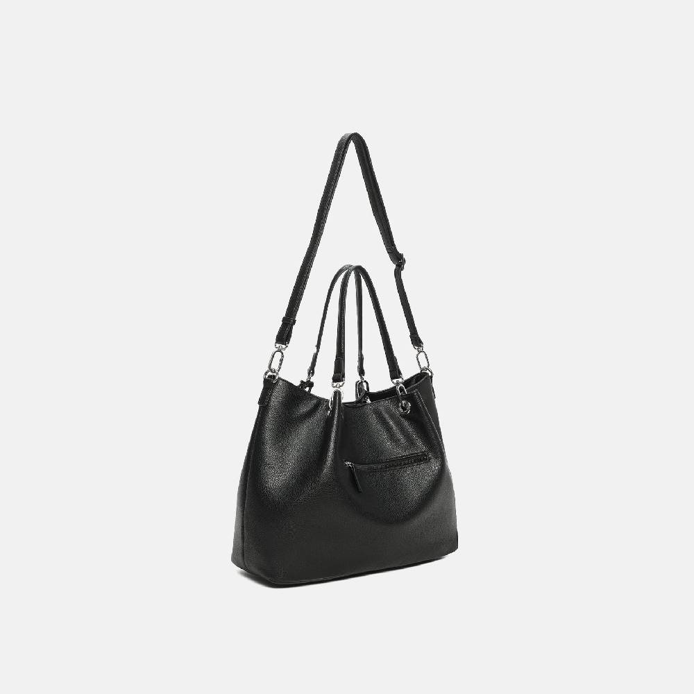 L. Credi Katja Hobo schwarz Kostenloser Versand international