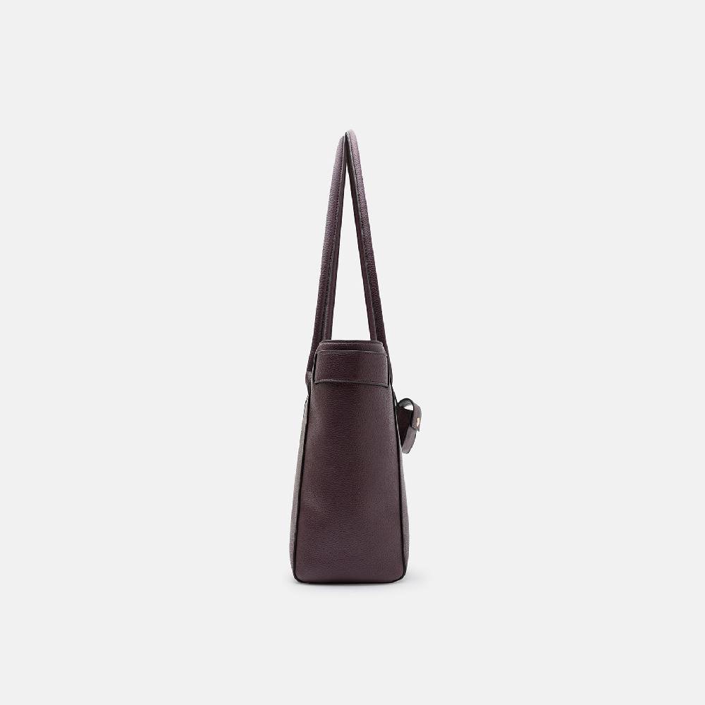 L. Credi Nadira Shopper dark plum 2025