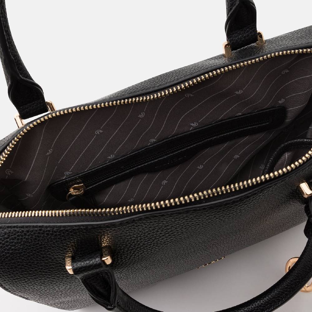 L. Credi Nura Henkeltasche schwarz Auslauf