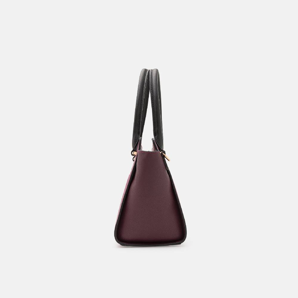 L. Credi Nora Henkeltasche plum Günstiger Verkauf