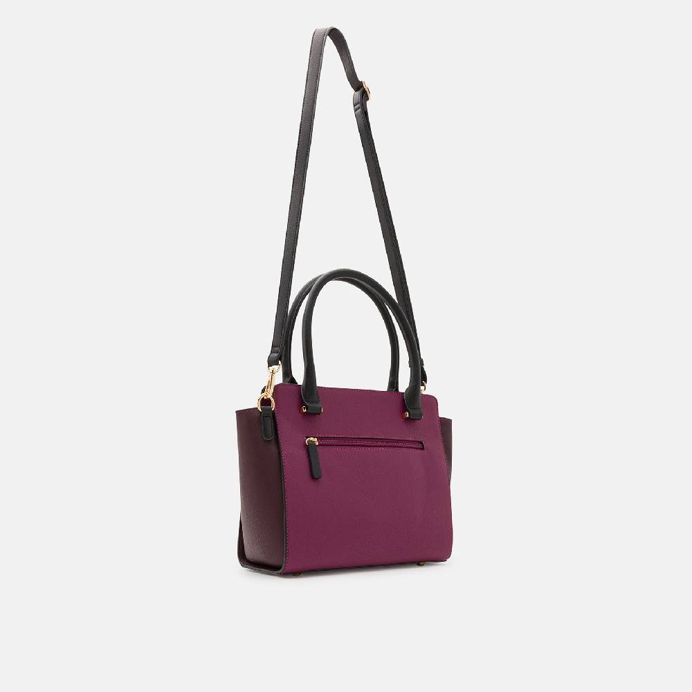 L. Credi Nora Henkeltasche plum Günstiger Verkauf