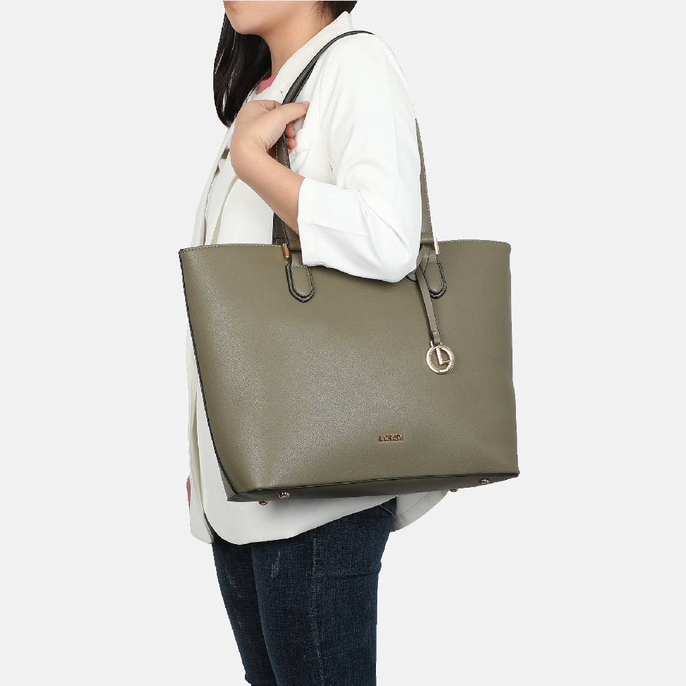 L. Credi Filippa Shopper khaki Osterangebot