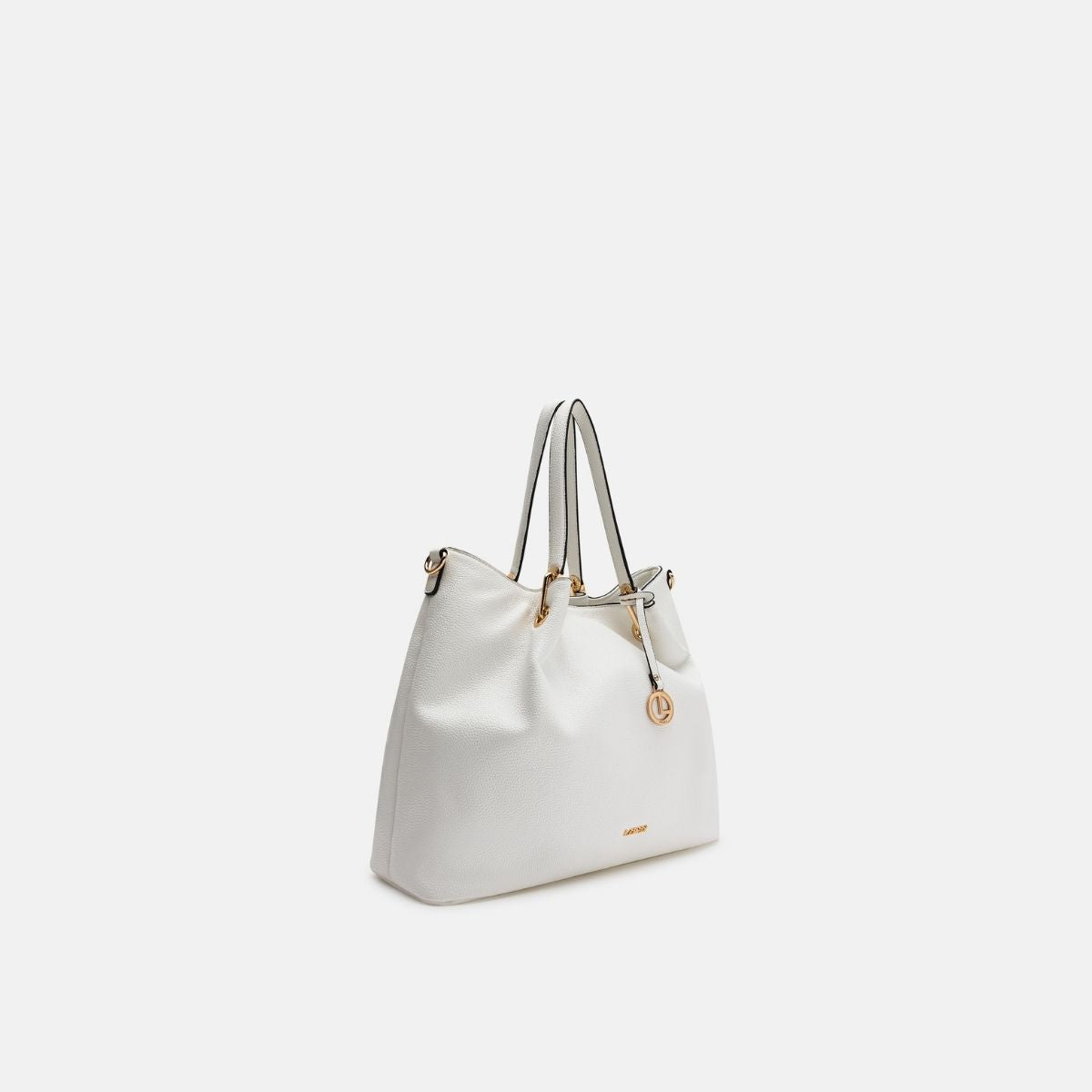 L. Credi Ebony Shopper weiss Jubiläumsangebot