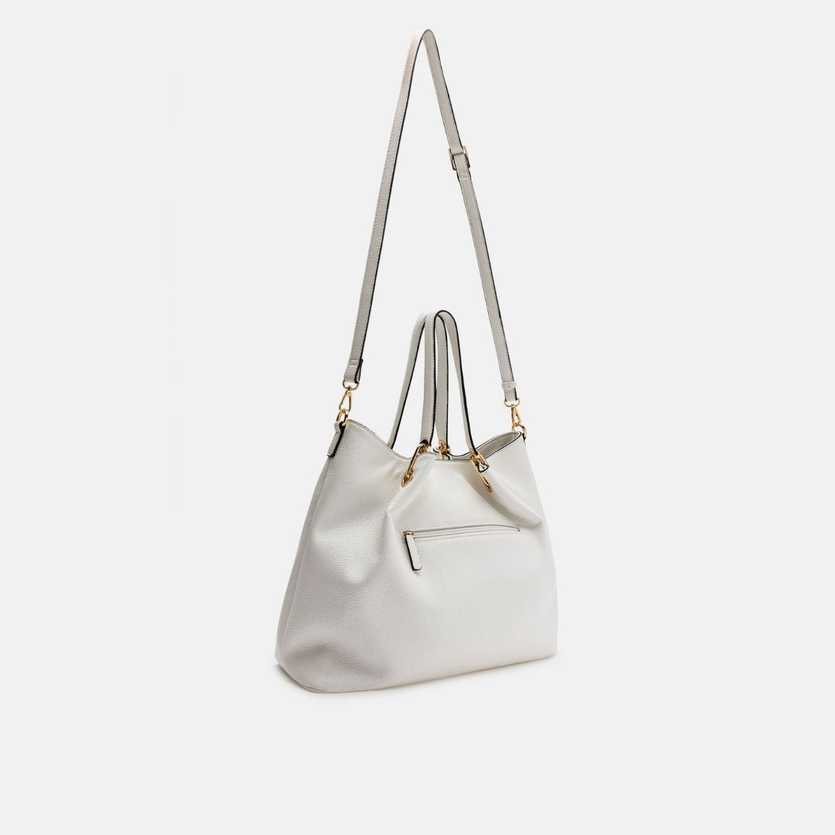 L. Credi Ebony Shopper weiss Jubiläumsangebot