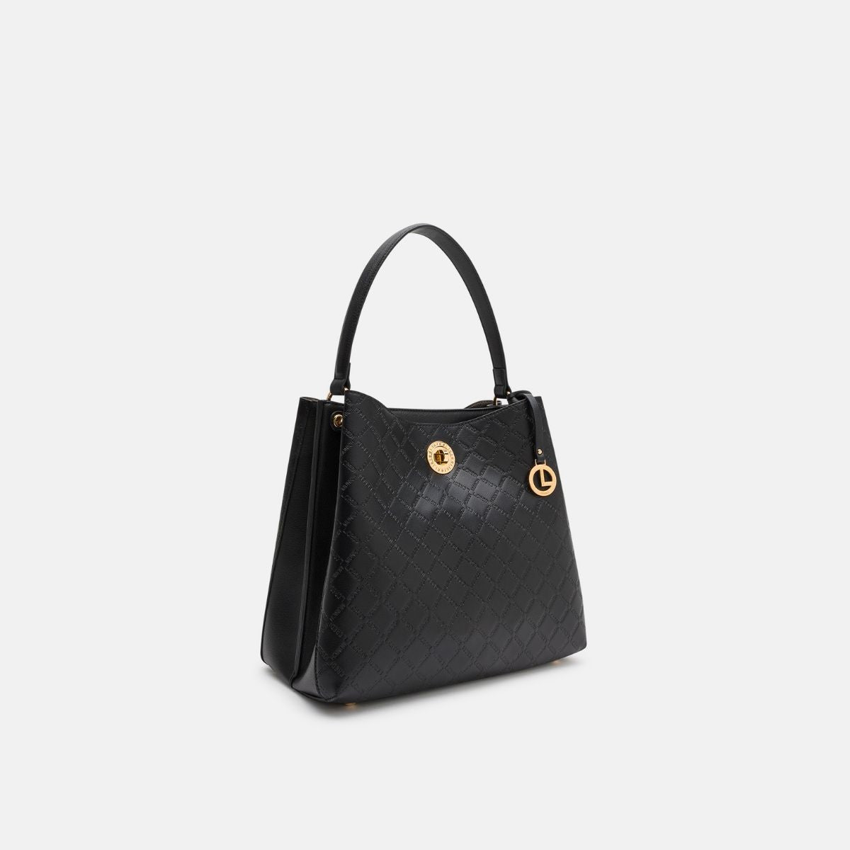 L. Credi Filiberta Hobo schwarz Top Angebot