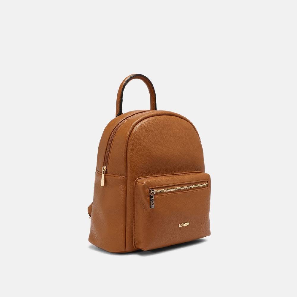 L. Credi Budapest Rucksack cognac Zeitlich begrenztes Angebot