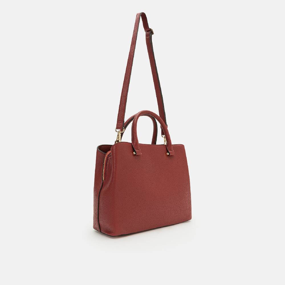 L. Credi Maxima Henkeltasche rot Sonderangebote