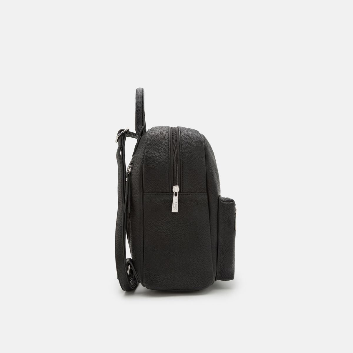 L. Credi Budapest Rucksack schwarz Tiefpreis