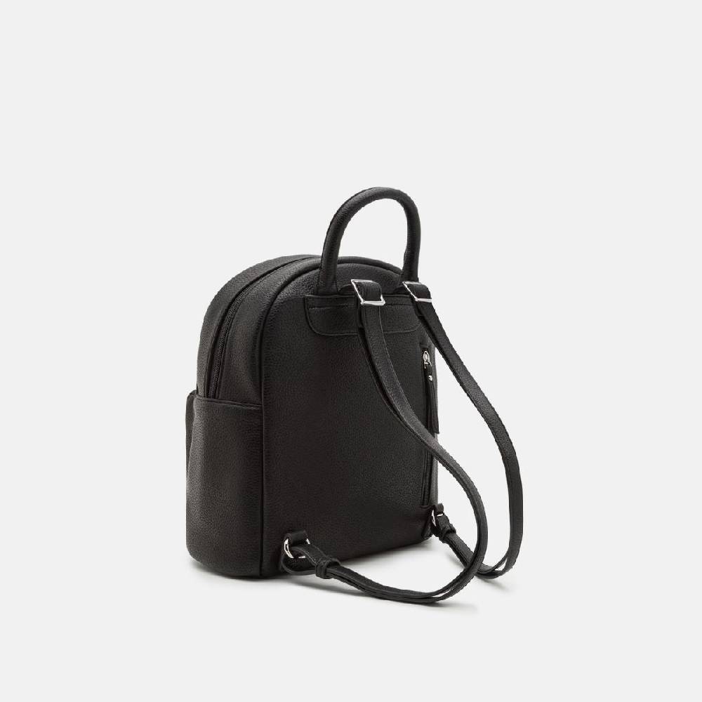 L. Credi Budapest Rucksack schwarz Tiefpreis