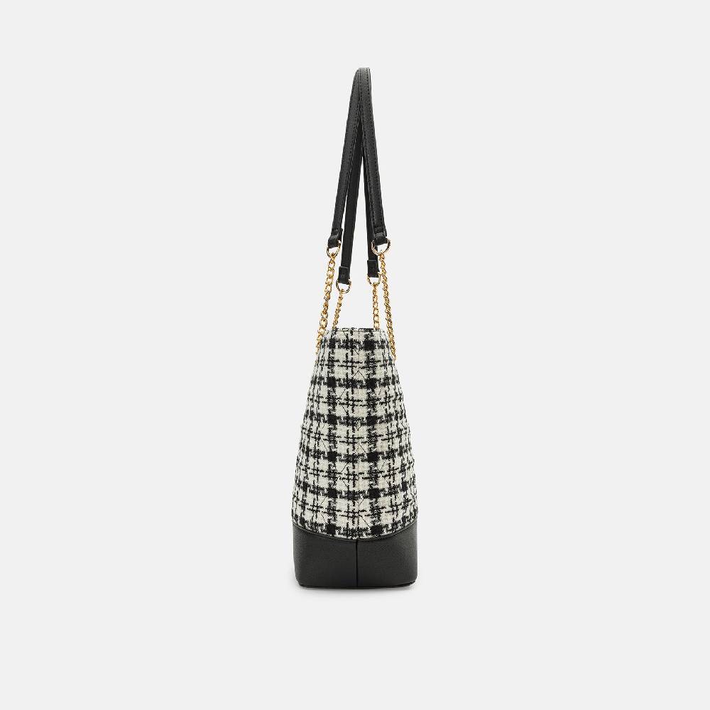 L. Credi Naissa Shopper schwarz / offwhite Discount Store für neue Produkte