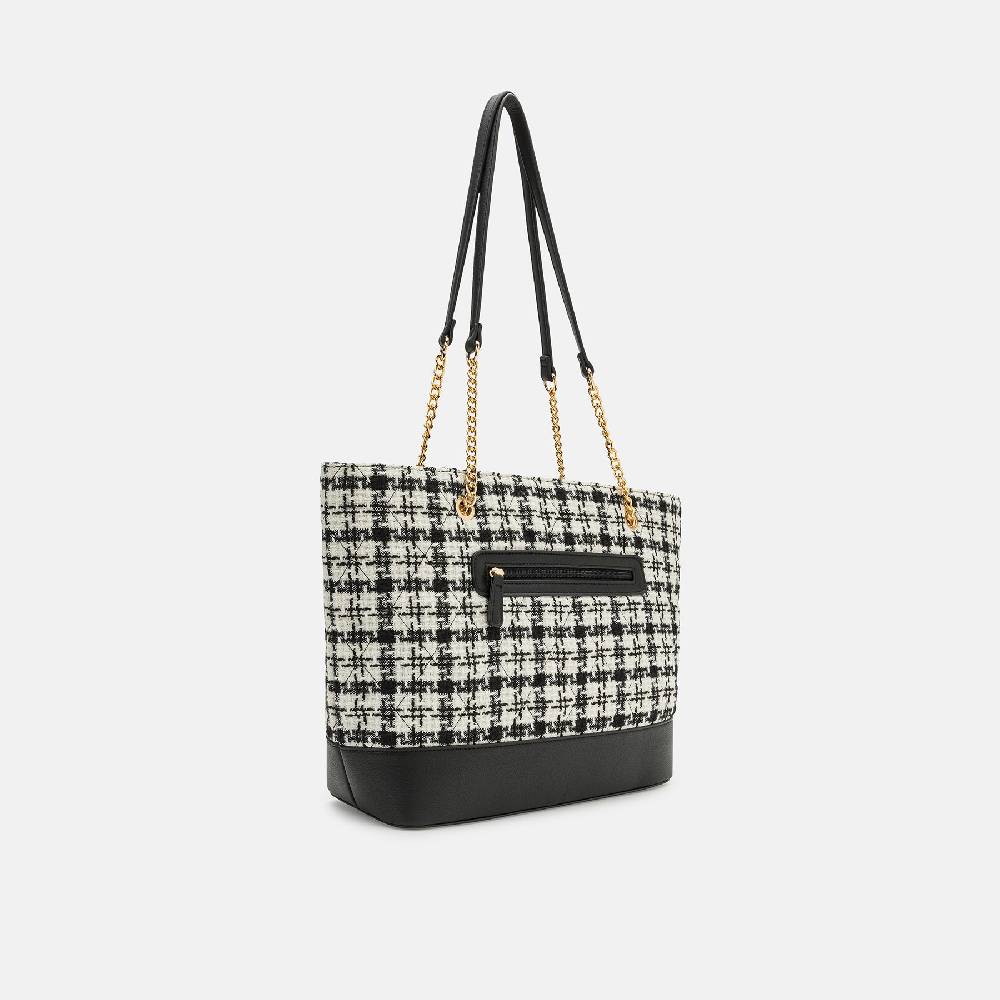 L. Credi Naissa Shopper schwarz / offwhite Discount Store für neue Produkte