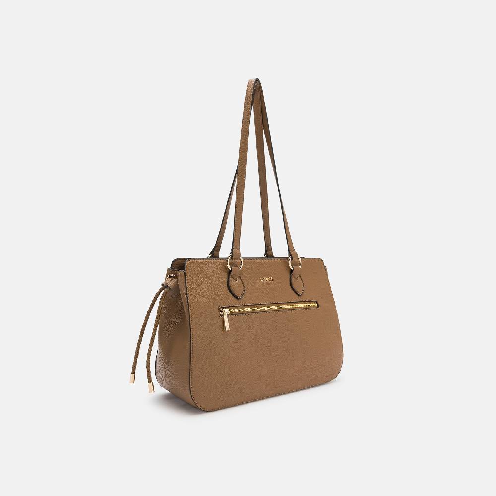 L. Credi Nova Shopper toffee 50% Rabatt mit kostenlosem Versand