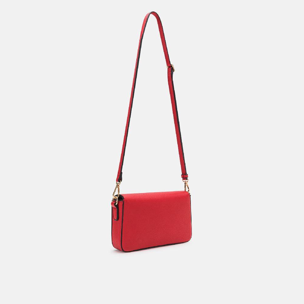 L. Credi Jane Clutch salsa im Angebot