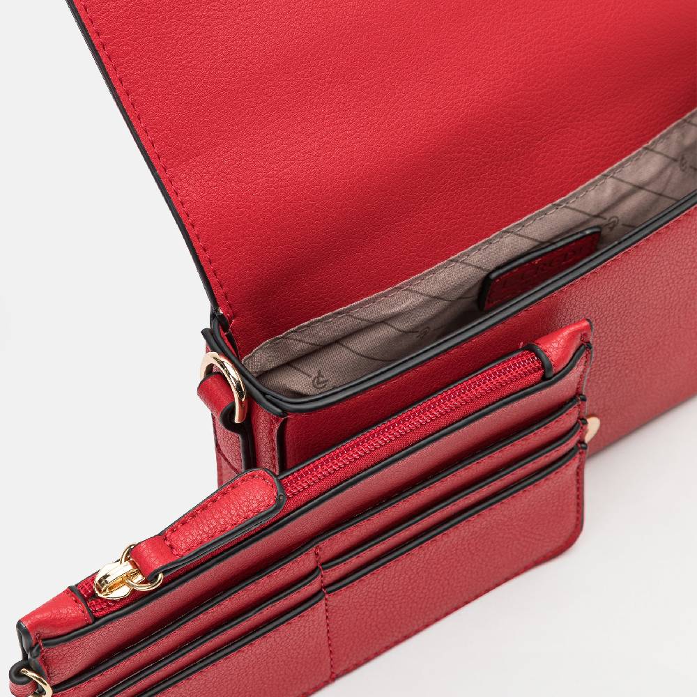 L. Credi Jane Clutch salsa im Angebot