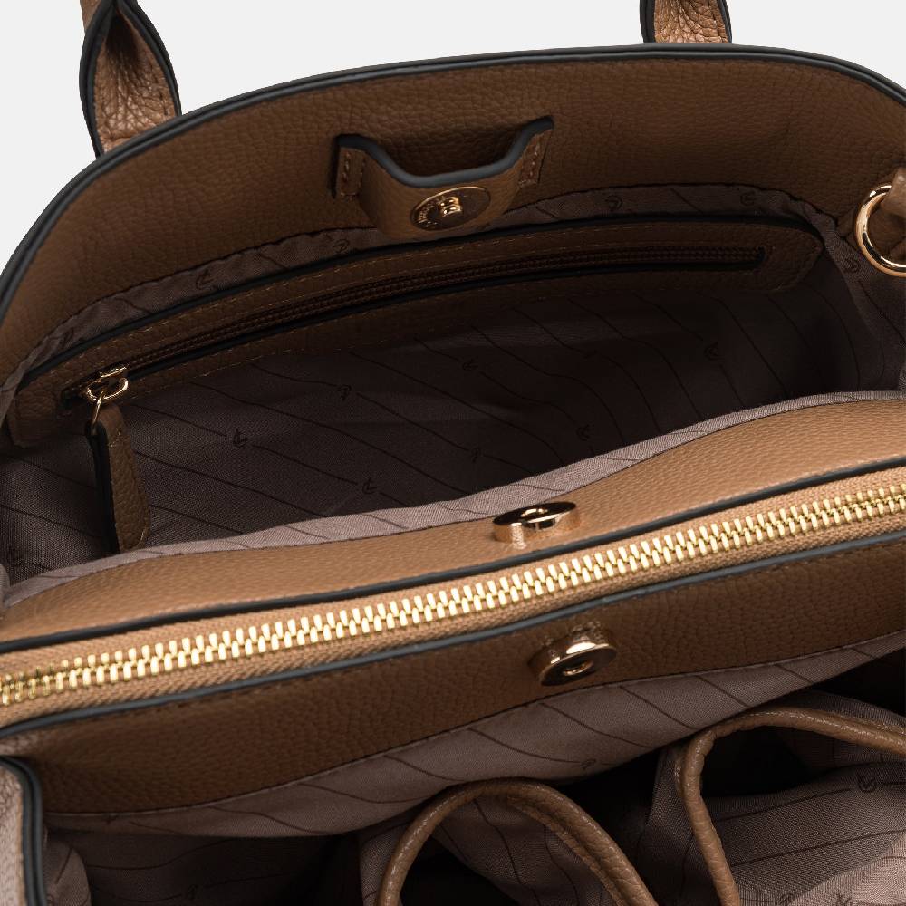 L. Credi Maxima Henkeltasche toffee Blitzverkäufe
