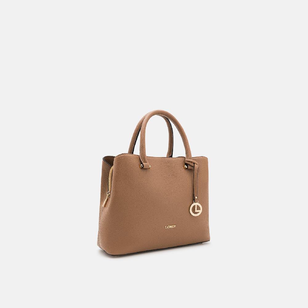 L. Credi Maxima Henkeltasche toffee Blitzverkäufe