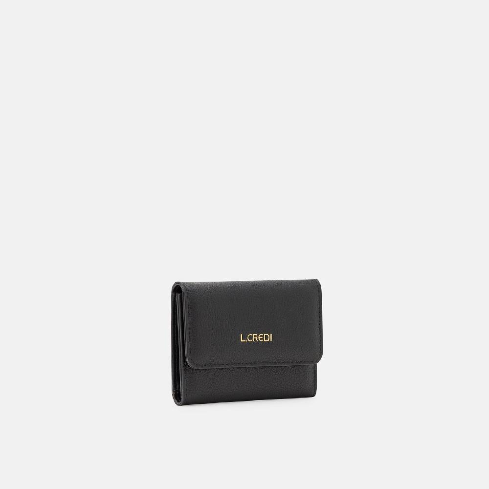 L. Credi Nizana Portemonnaie schwarz Fabrik Onlineshop