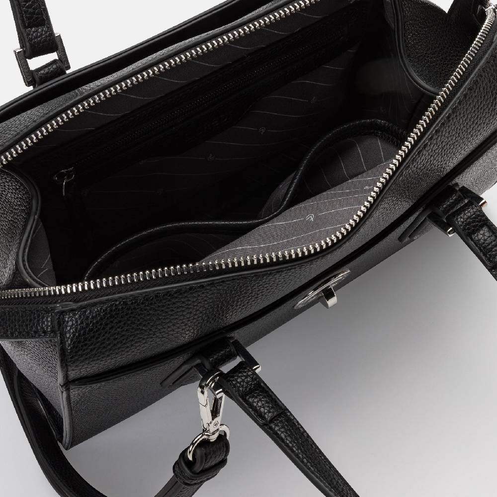 L. Credi Nediva Henkeltasche schwarz Sonderangebot