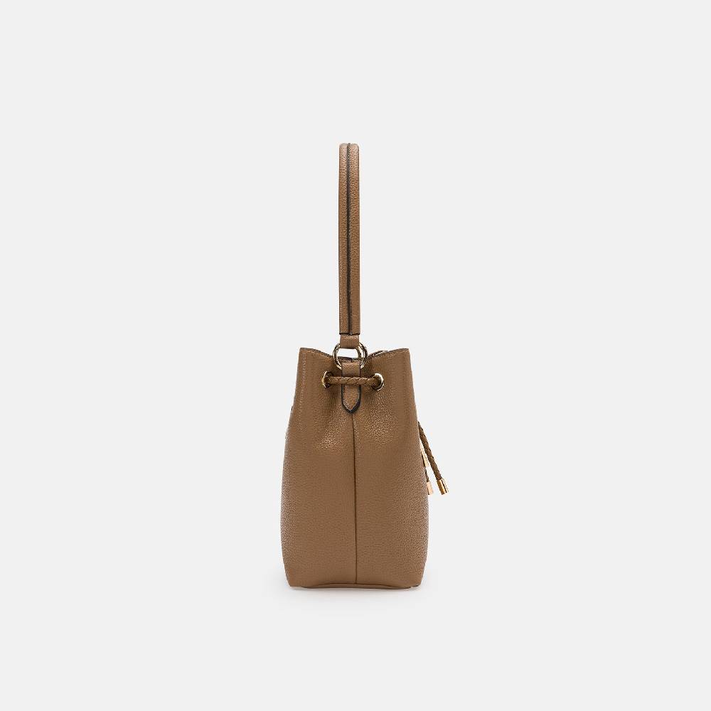 L. Credi Nova Hobo toffee Flash Sale