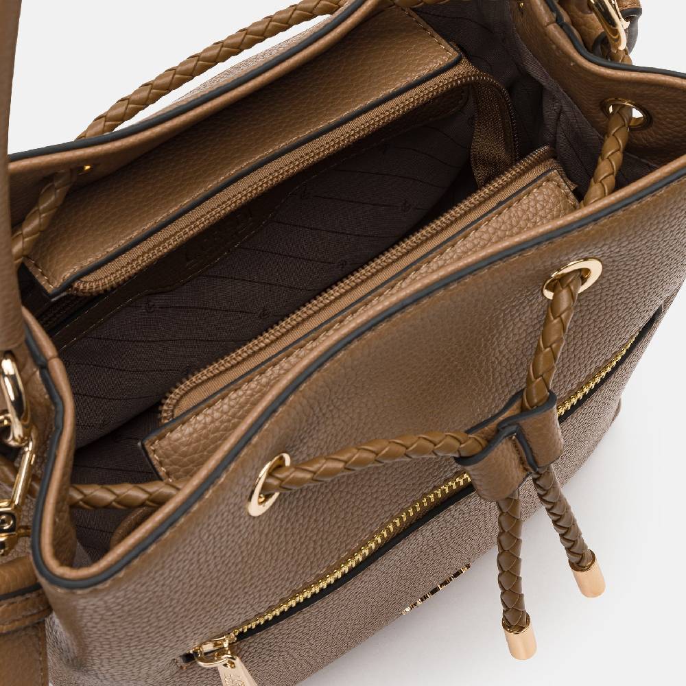 L. Credi Nova Hobo toffee Flash Sale