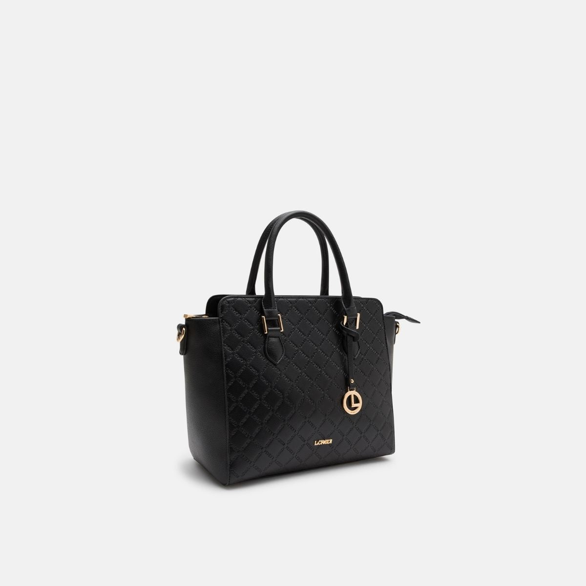 L. Credi Filiberta Henkeltasche schwarz Exklusivangebot