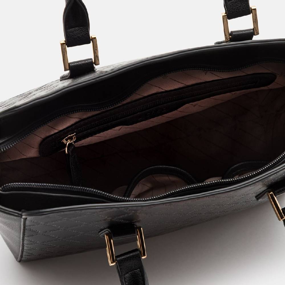 L. Credi Filiberta Henkeltasche schwarz Exklusivangebot