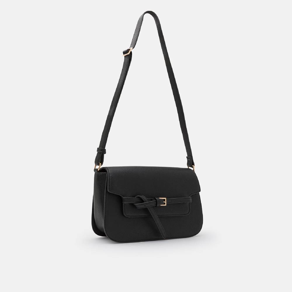 L. Credi Nieke Umhängetasche schwarz Top Angebot
