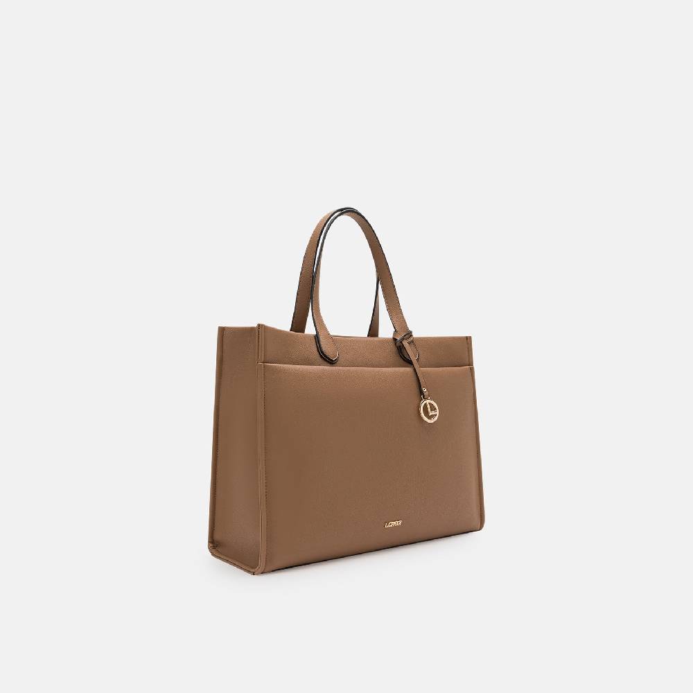 L. Credi Niala Shopper toffee Online Outlet