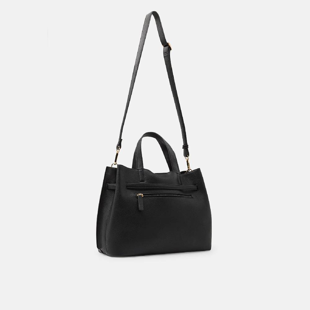 L. Credi Nieke Henkeltasche schwarz Blitzangebot