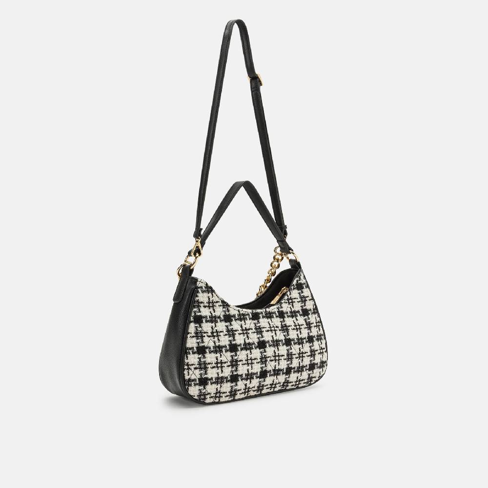 L. Credi Naissa Hobo schwarz / offwhite Große Rabatte
