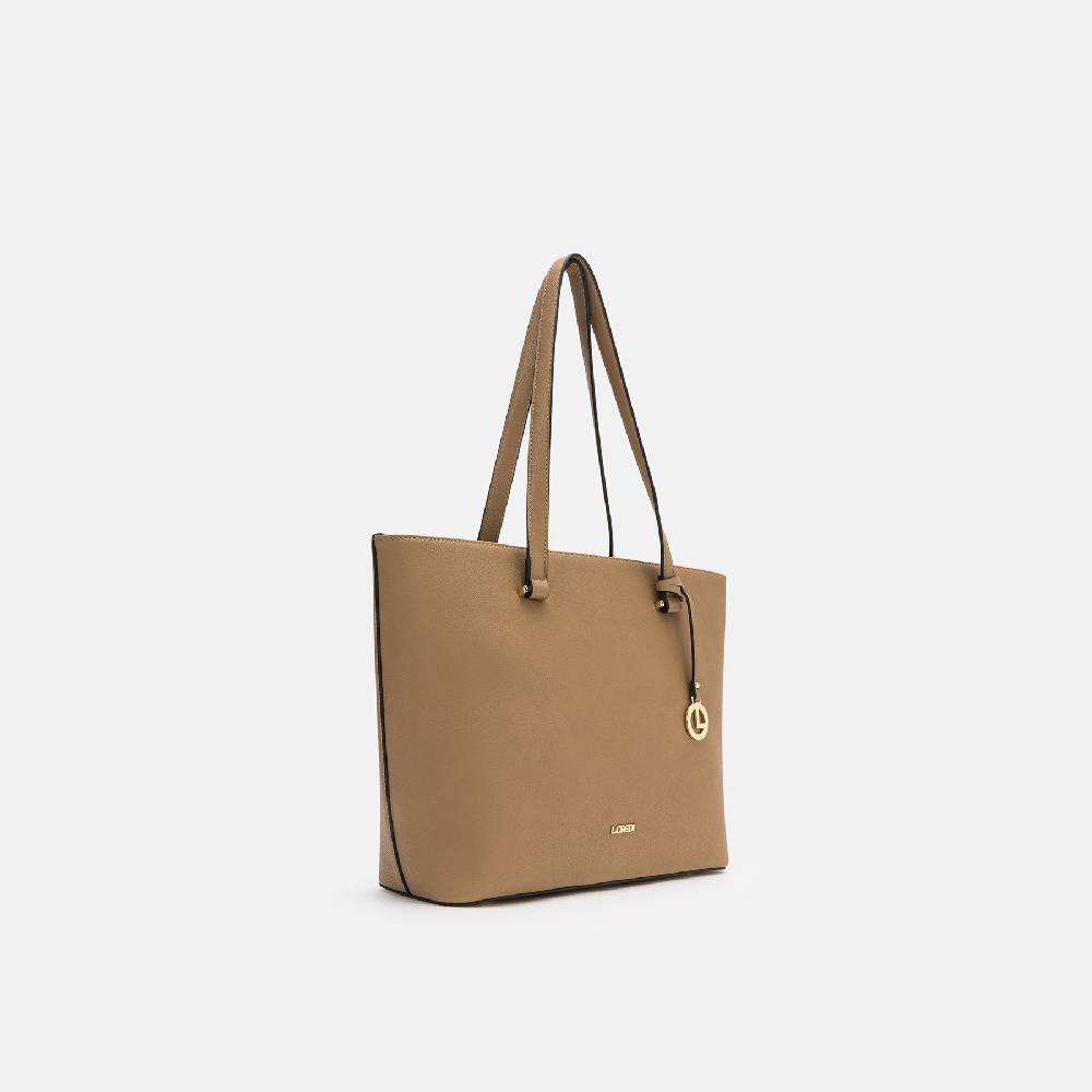 L. Credi Filippa Shopper toffee Kostenlose Rückgabe