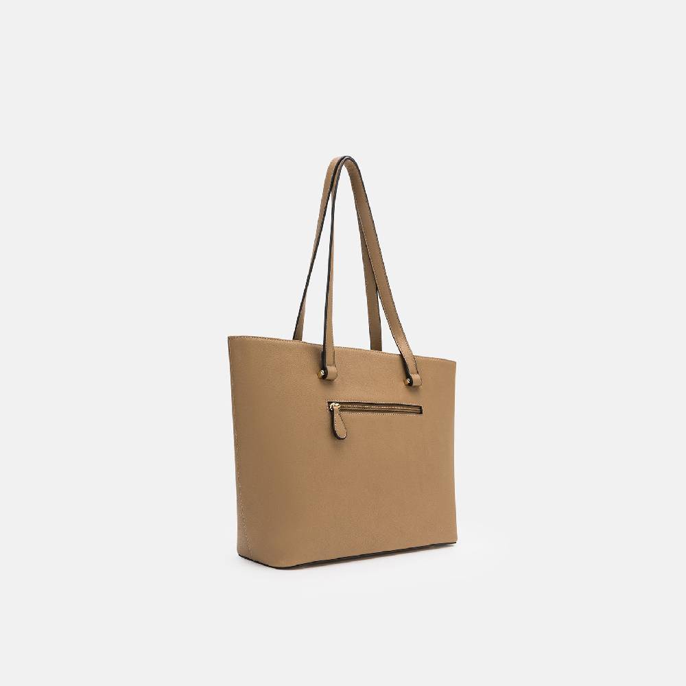 L. Credi Filippa Shopper toffee Kostenlose Rückgabe