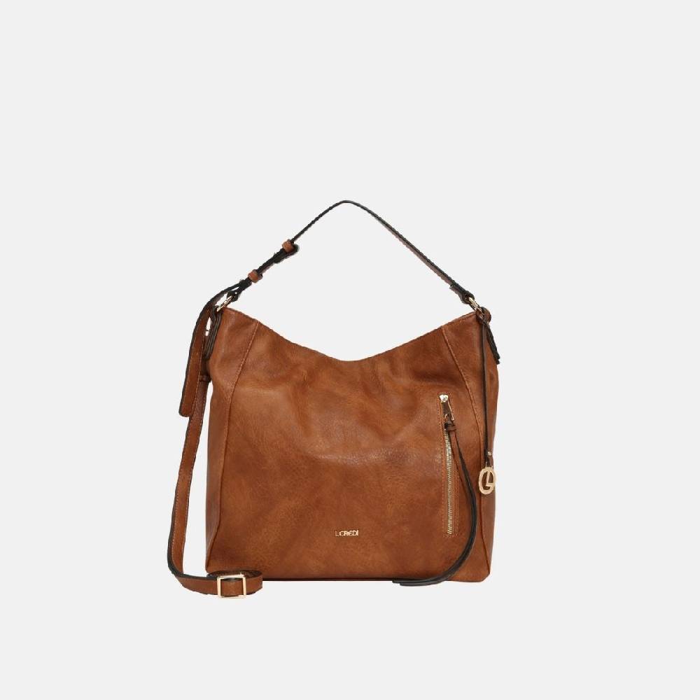 L. Credi Jana Hobo cognac Bis zu 50% Rabatt