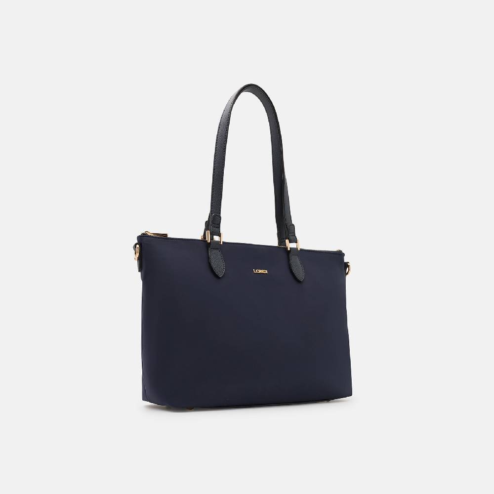 L. Credi Alena Shopper marine Sonderangebot der Fabrik