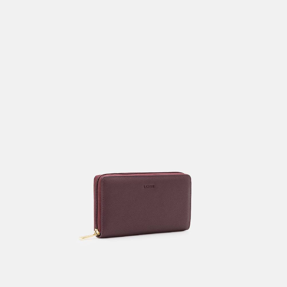 L. Credi Olga Portemonnaie Damen dark plum Discount Store für neue Produkte