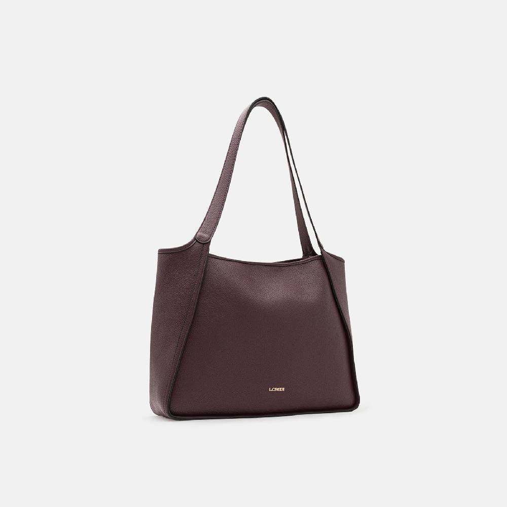 L. Credi Numa Shopper dark plum Schlussverkauf