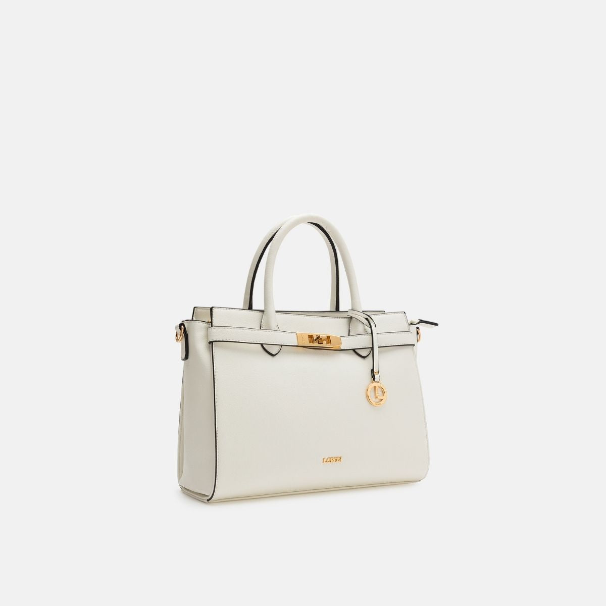 L. Credi Konstanze Henkeltasche weiss Blitzverkäufe