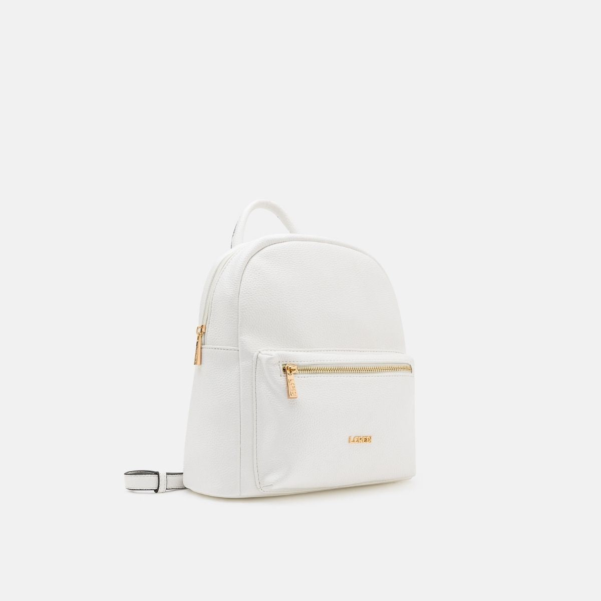 L. Credi Budapest Rucksack weiss Kostenloser Versand