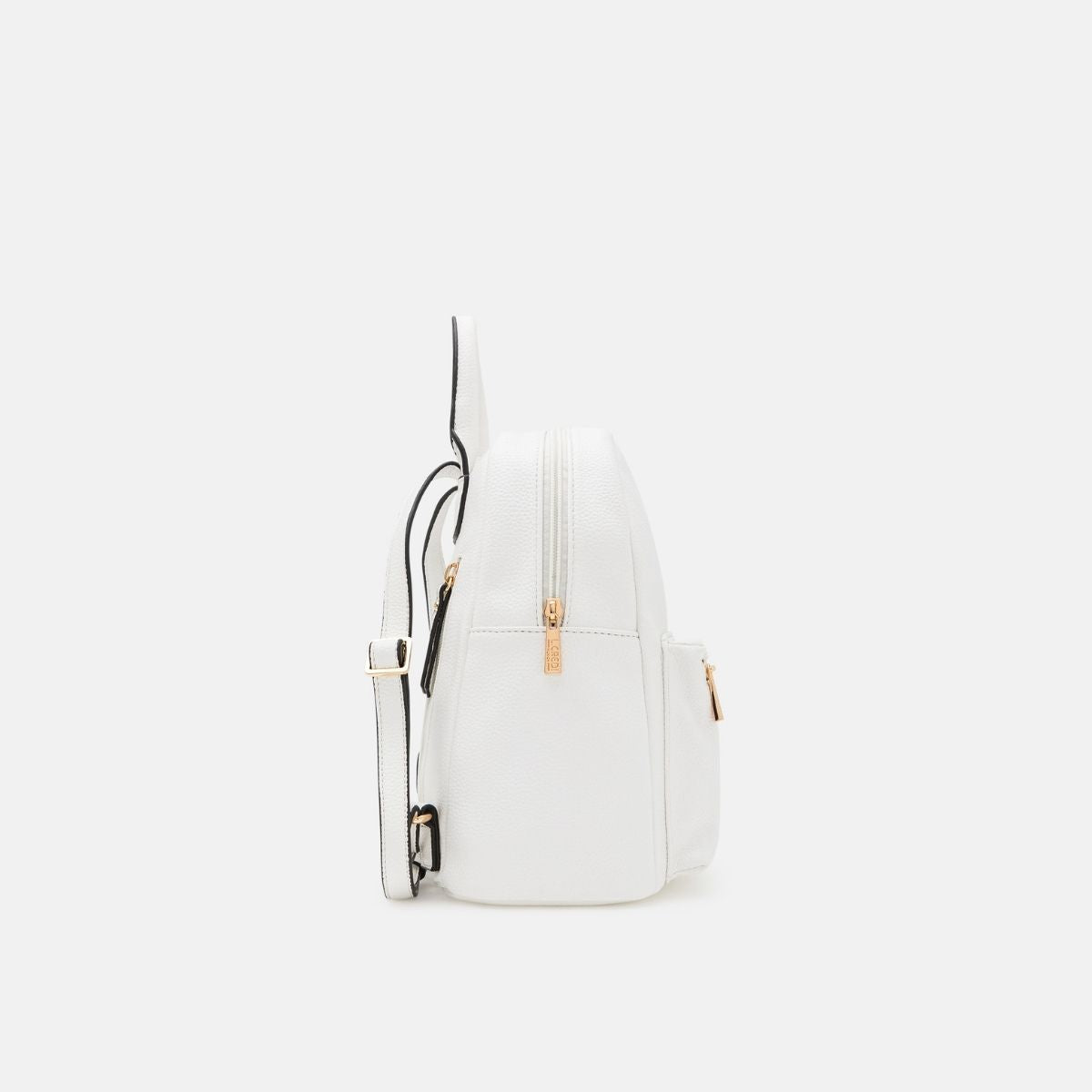 L. Credi Budapest Rucksack weiss Kostenloser Versand